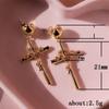 Fashion Rose Cross Women'S Earrings, Earrings, Ear Accessories