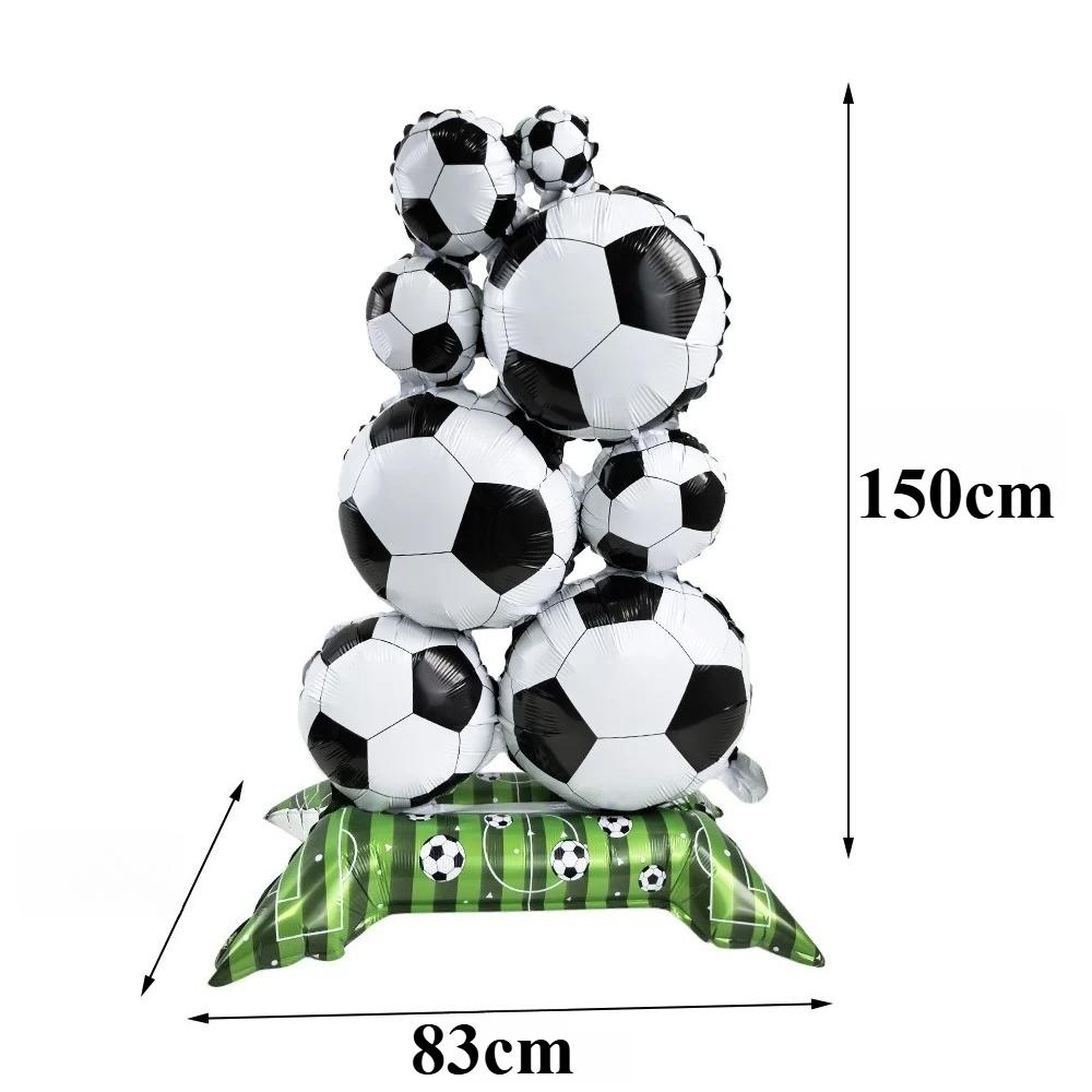 Football Balloon Birthday Decoration Boy Digital Balloon Football Trophy Aluminum Foil Balloon Birthday Party FestivalDecoration