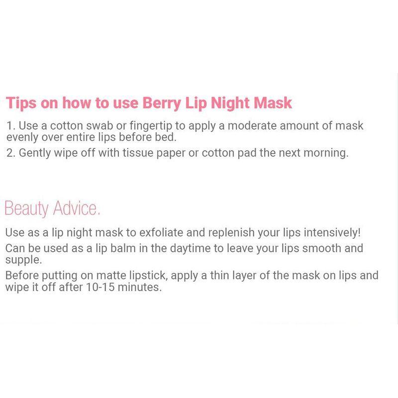 CARE:NEL - Berry Lip Night Mask Jumbo