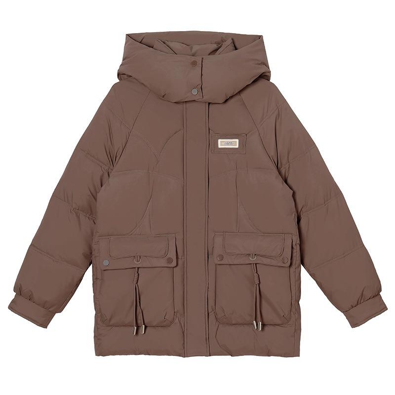 Down Cotton-padded Clothes Winter New Thickened Cotton-padded Clothes Student Loose Short Outer Coat Women