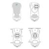 Adult Snowboard Binding Equipment, Adjustable, Lightweight, for Sliding And Sports.