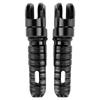 Pair of Front Foot Pegs Aluminum Alloy Pedals Fit for Kawasaki Ninja Z125 PRO Z250 SL Z400 Z900