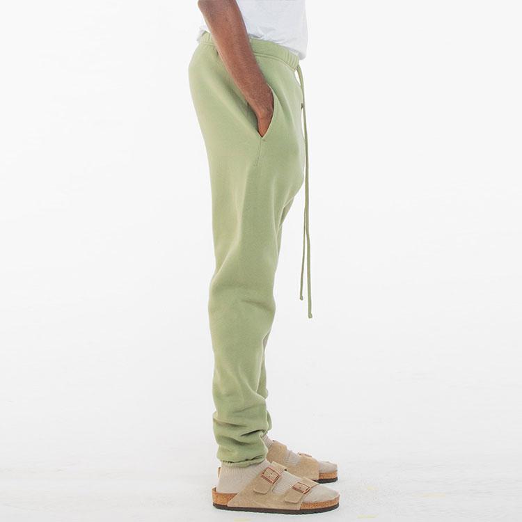 Fear of God Essentials X Union LA Vintage Sweatpants With Embossed Logo FW21 Unisex Bottoms Green FOG-FW21-089