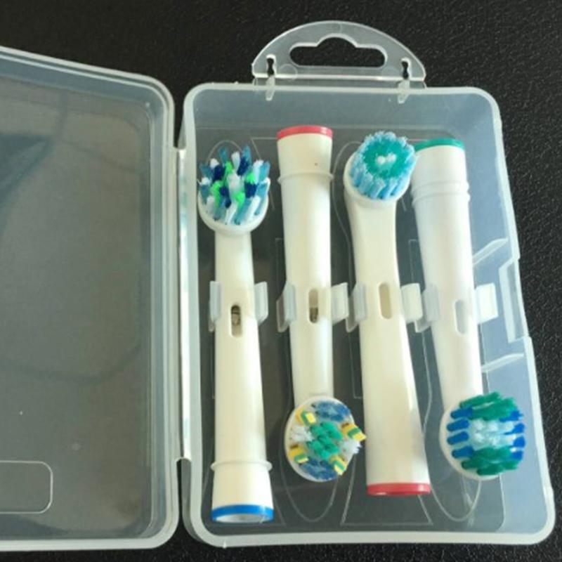 Electric Toothbrush Head Storage Case Transparent Portable Box Universal Holder