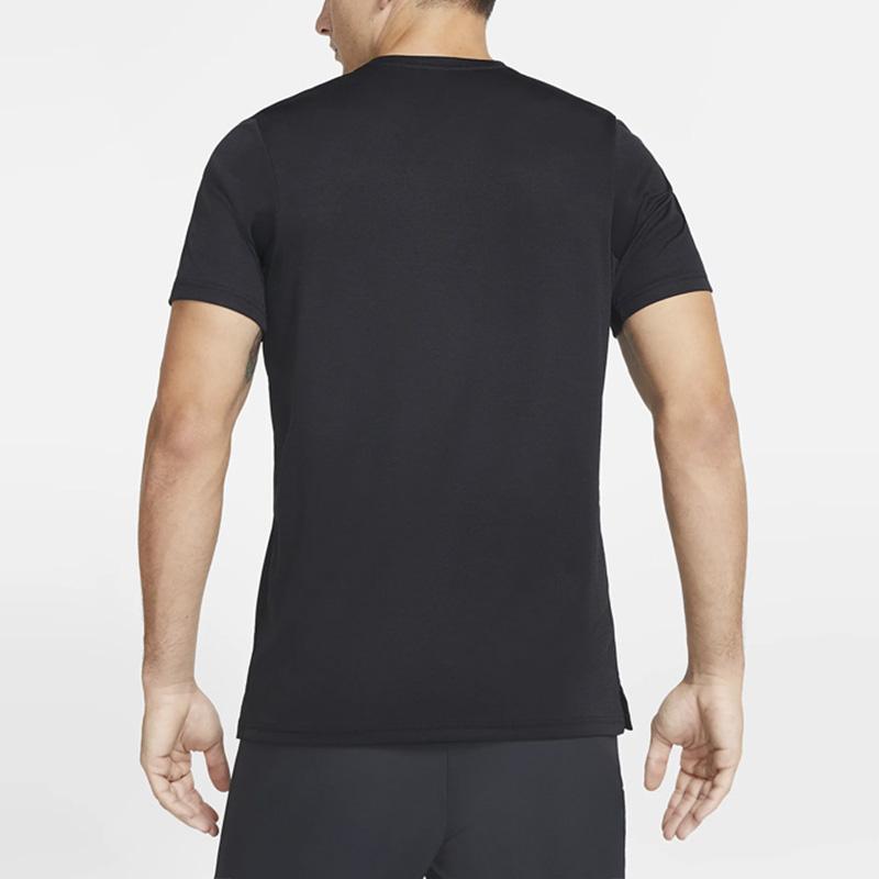 Nike Sportswear Breathable Solid Short Sleeve T-Shirt Men Tops Black CZ1219-010