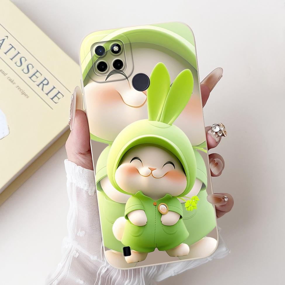 For Realme C21Y RMX3261 RMX3263 C25Y RMX3269 Cover For Realme C21Y Case Cute Cat Funny Cool Fashion Silicone Shockproof Bumper