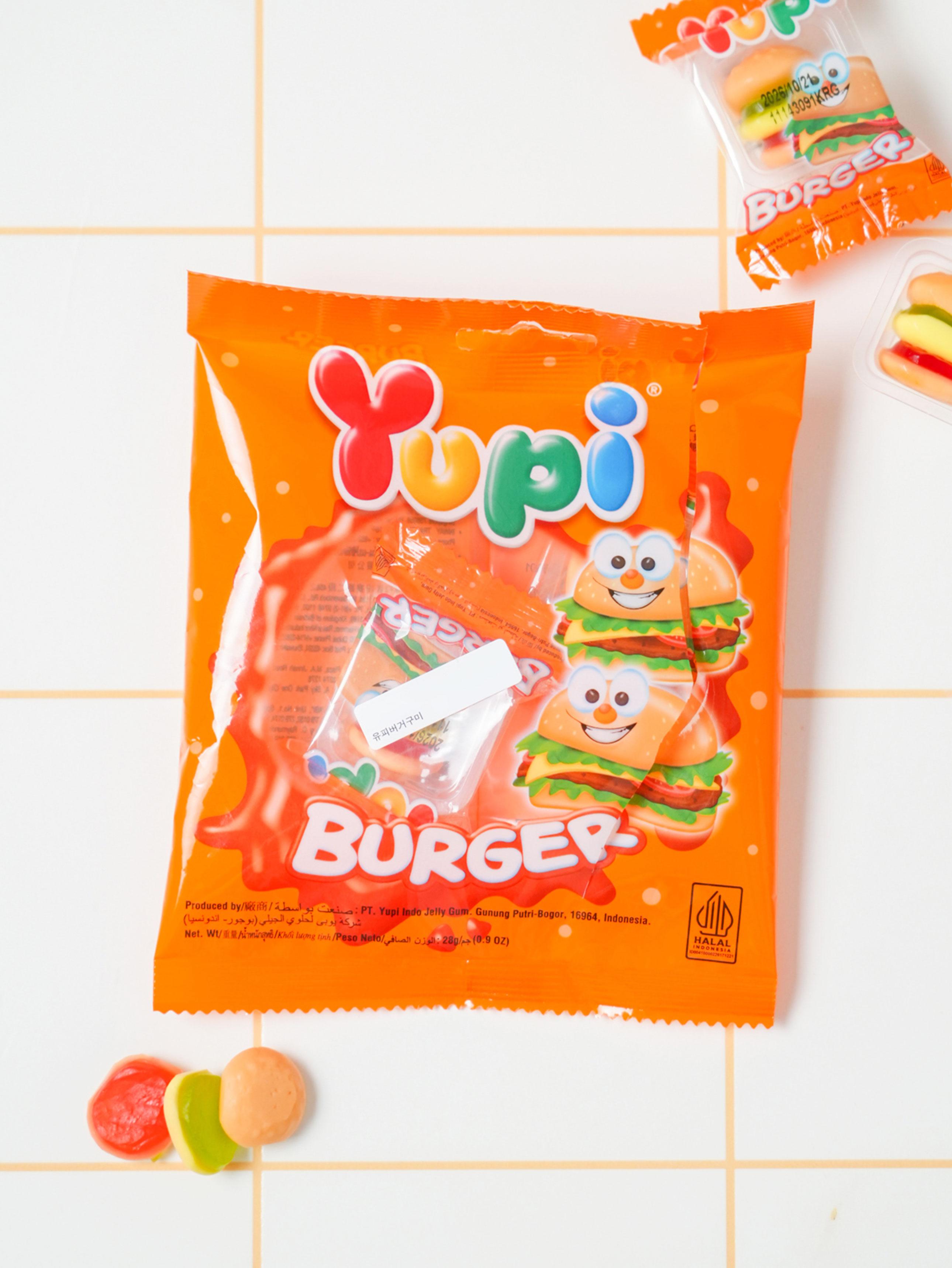 Yupi Burger Gummy Candy 1ea