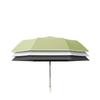 The new three-fold automatic 8-bone colored glue fabric is closed gradually, umbrella, UV protection and umbrella.