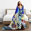 Sonices Movie Throw Fashion Blanket for Couch Video Game Soft Cozy Plush Fashion Blanket Es Multiple Sizes Bedspreads for All Seasons