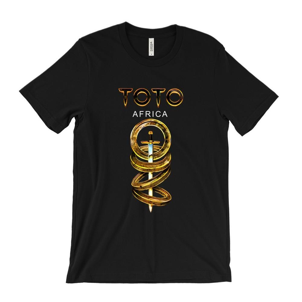 Toto Africa T Shirt - Georgy Porgy, Rosanna, Hold the Line, 1980s Music Unisex T-Shirt XL