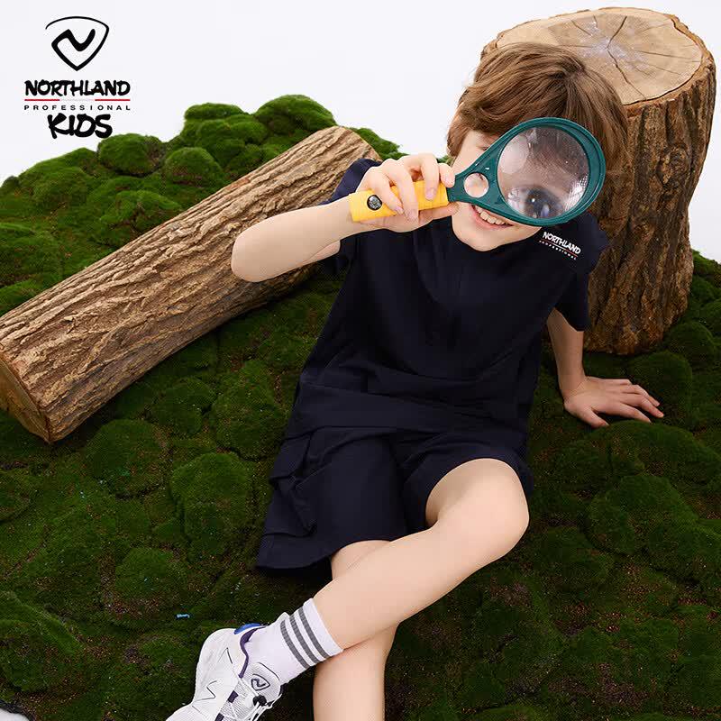 NORTHLAND Boys  Quick-Dry Antibacterial Short Sleeve Two-Piece Set 130