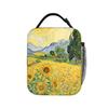 Van Gogh Oil Painting Lunch Bag  Portable Lunch Box Women School Print Cooler Bag Casual Oxford Thermal Tote Handbags