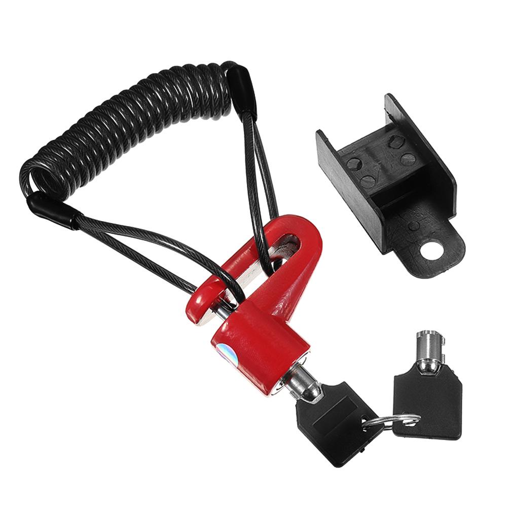 Anti Theft Steel Wire Lock Disc Brakes Wheels Locker Replacement for Xiaomi Mijia M365 Electric Scooter