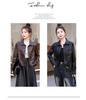 Women's Slimming Motorcycle Leather Jacket - Short, Versatile, Spring/Autumn 2025 Fashion for Petite Sizes