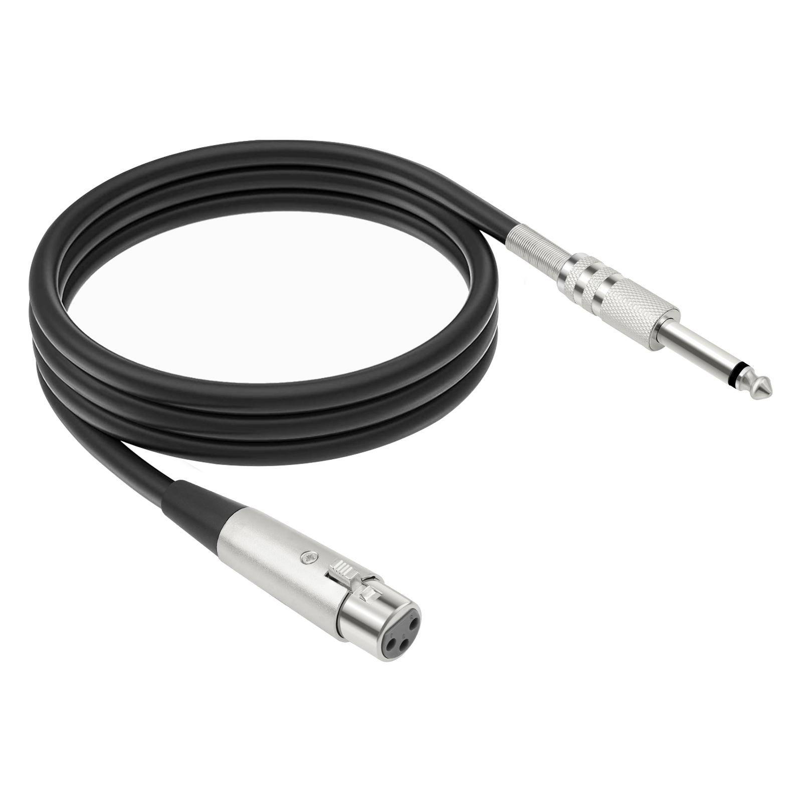 

1/4 Male to XLRs Female Unbalanced Microphones Cable 10m/5m/300cm/1m Cord For Microphones, Mixer, And Amplifiers