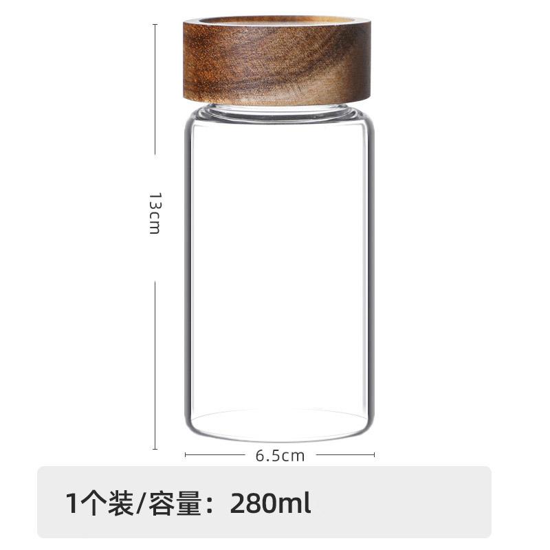 Glass Jars Food High Borosilicate Glass Sealed Jar Coffee Beans Tea Leaves Honey Sealed Storage Jars Kitchen Storage Bottles Jar