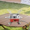 Mini Portable Burner Ultralight Foldable Camp Stove Outdoor Gas Tank Stove for Outdoor Camping Hiking Cooking