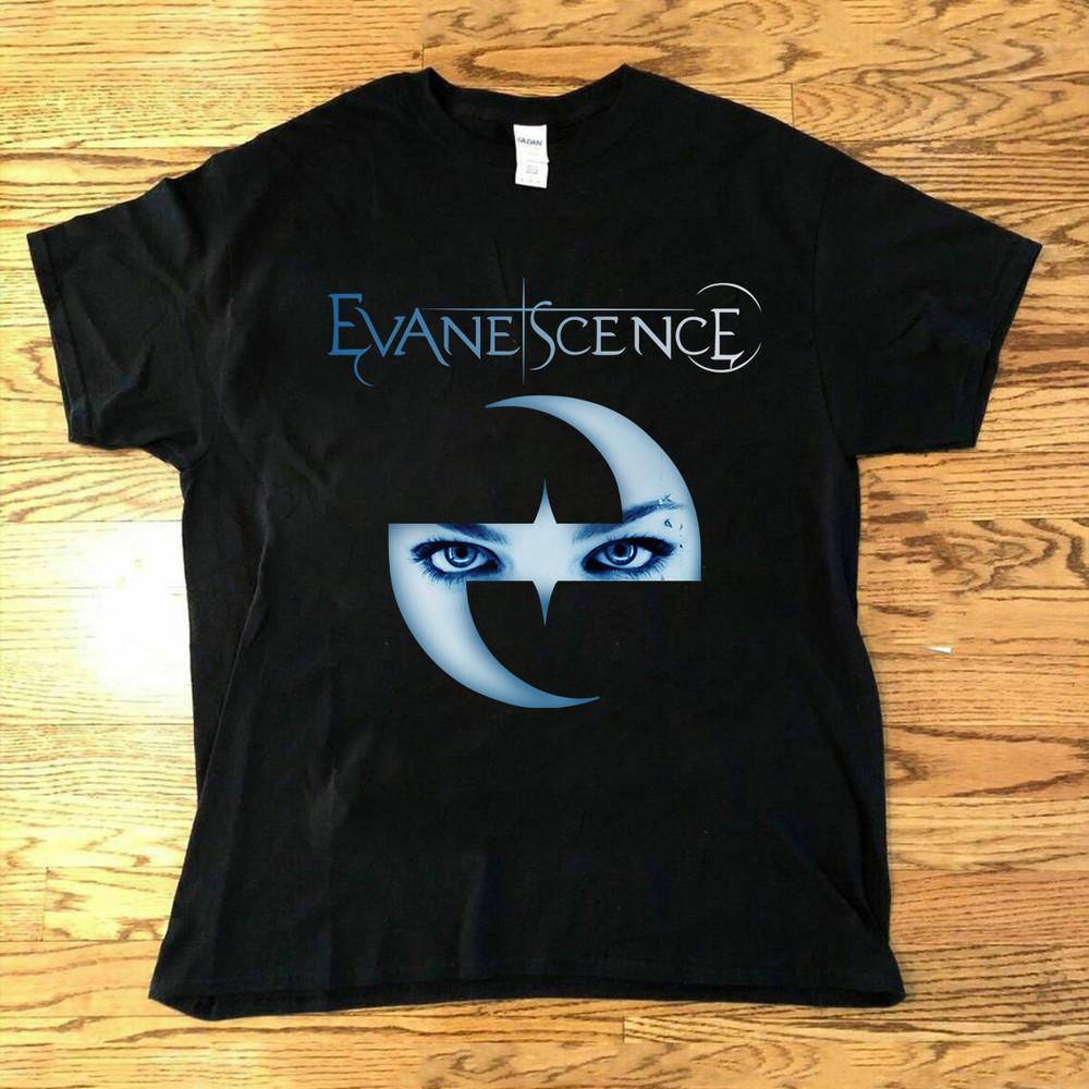 

Evanescence Rock Band T-shirt For Men Women Tee All Size S-5XL Unisex T-Shirt XL