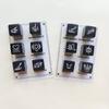 Acrylic Keyword Pattern Dices Round Corner Dices Mult Sided Table Game Dices Math Counting Teaching Tool Enduring