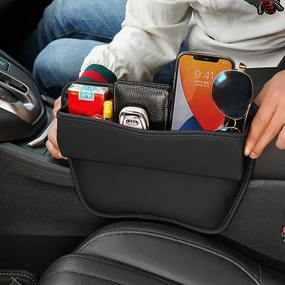 Geantă Multifuncțională de Depozitare pentru Spațiul dintre Scaune Piele PU Pentru Umplutură Spațiu Scaun Auto Cu Suport pentru Pahar Organizatoare pentru Spațiul dintre Scaunele Auto