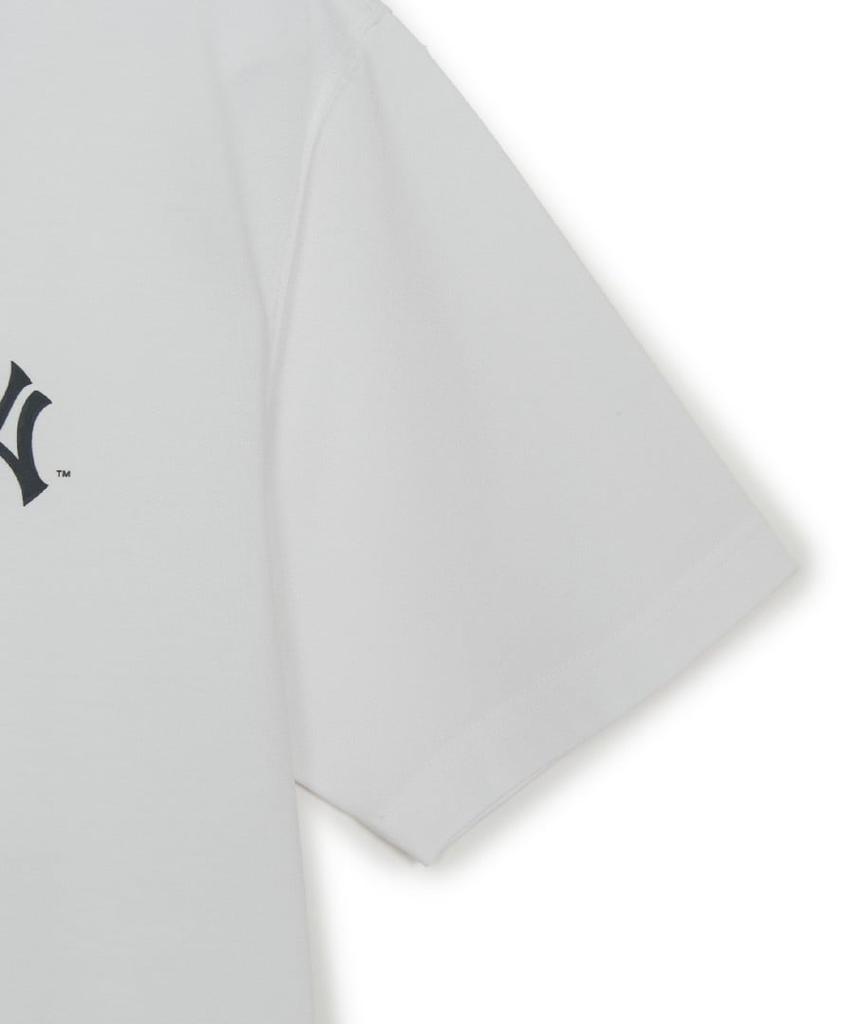 Emelbi Vintage Sportive Cursive Graphic Short Sleeve T-Shirt Ny (White)