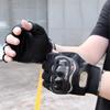 Men's Motorcycle Half Finger Gloves Cycling Equipment Wearable Lady Knight Racing Summer Fingerless Glove Protective Gear Gloves