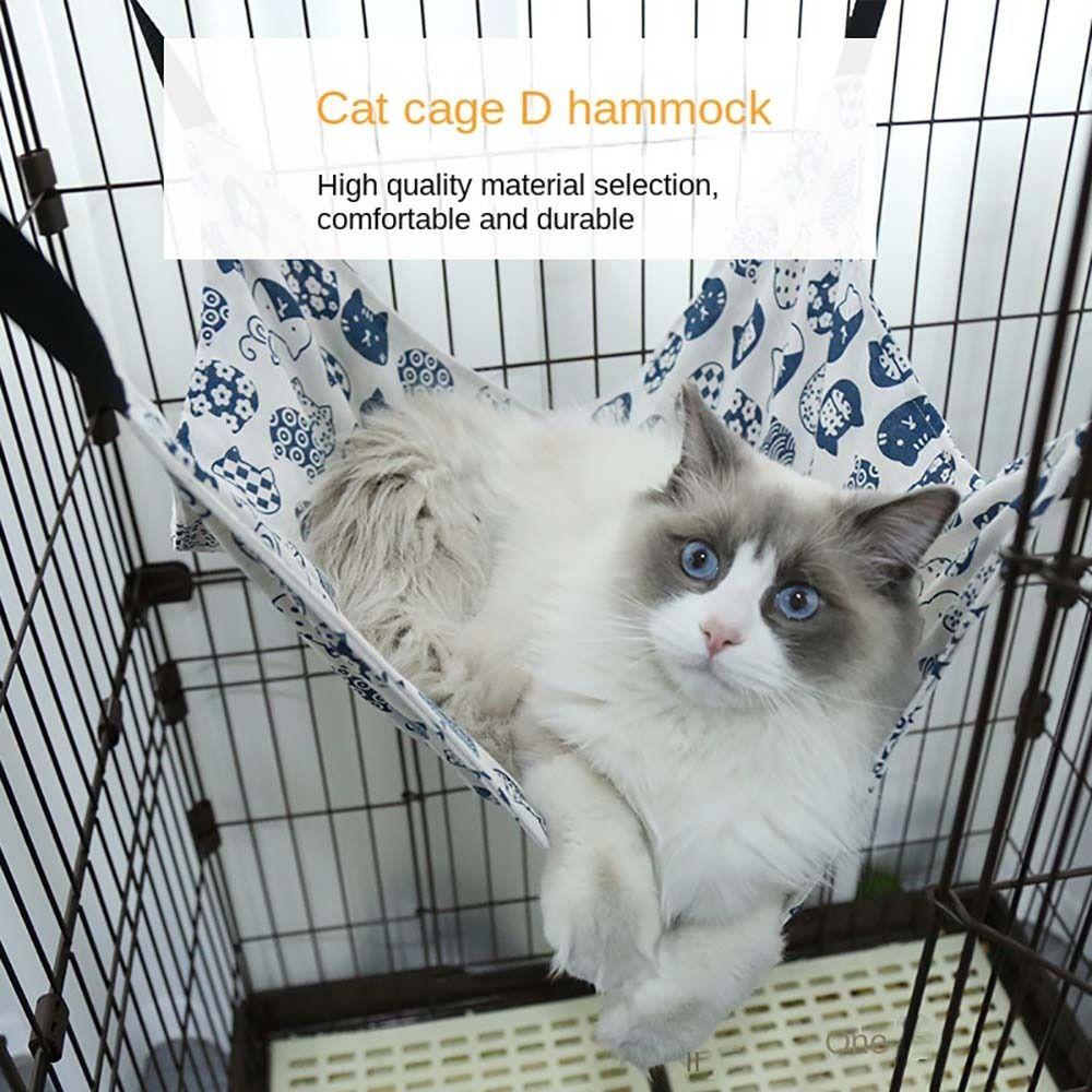 Space Saving Hanging Type Cat Swing Canvas Cat Hammock Cat Sleep Bed Pet Nest Pet Hanging Basket