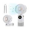 Tragbarer USB-wiederaufladbarer Handventilator 5 Zoll