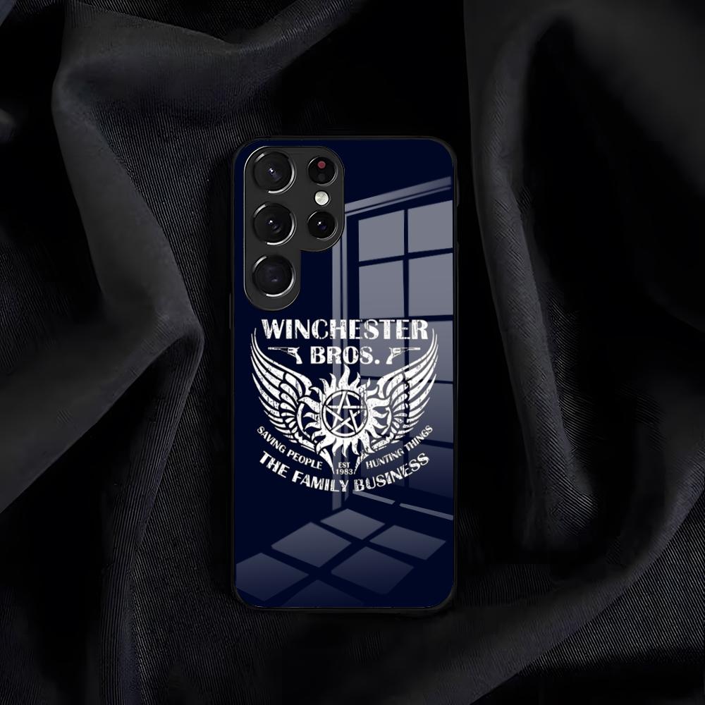 Retro Shooting Winchester Phone Case For Samsung S26 S25 Edge S24 S23 S22 S21 S20 Ultra Plus FE Glass Cover