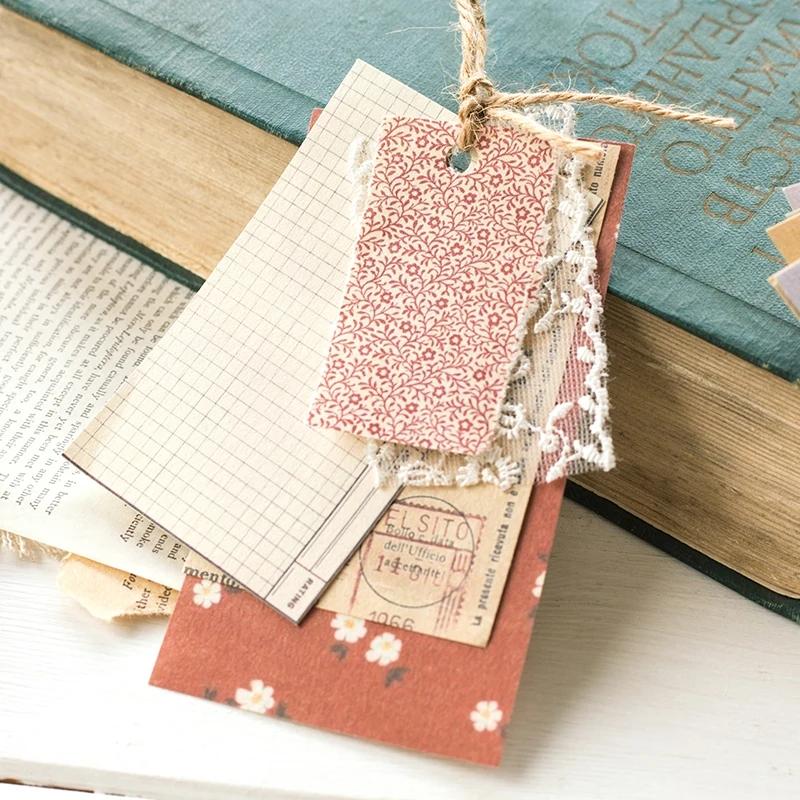 60 Sheets Vintage Collage Scrapbooking Journal Material Paper Card Making DIY Retro Source Paper Creative Memo Stationery