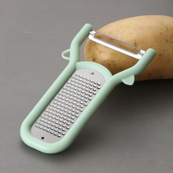 Vegetable Peeler & Grater Stainless Steel Sharp Blade Vegetable Peeler Multi-Function Kitchen Tool for Potatoes Apples