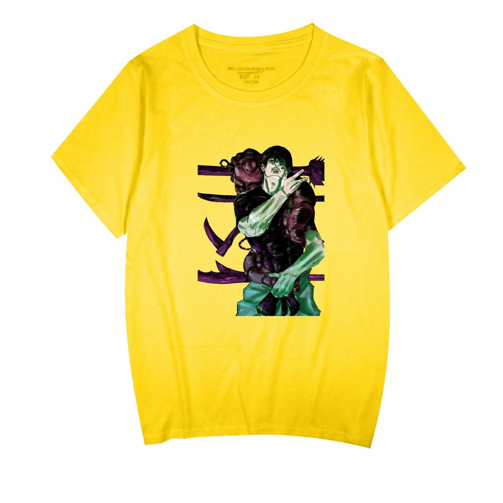 Jujutsu Kaisen Anime Women Men's T-shirts Graphic Shirt Cartoon Printed O-Neck Oversized Short Sleeves