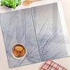 Glass Kitchen Cutting Boards with Dandelion Seed Graphics 2X30X52 Cm
