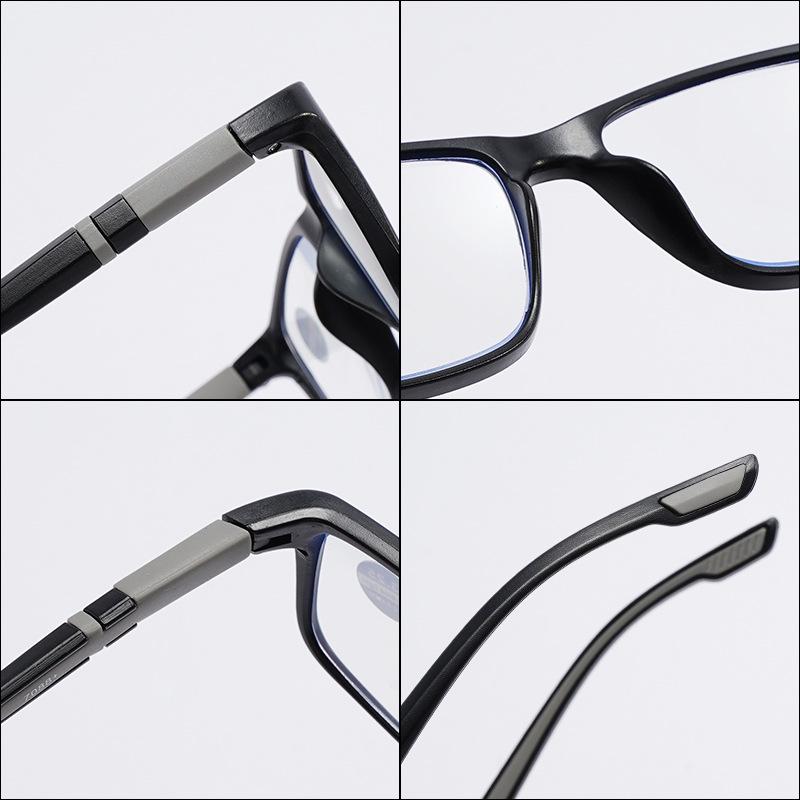 Anti-blue Light Photochromic Reading Glasses for Seniors - Stylish Unisex PC Frame