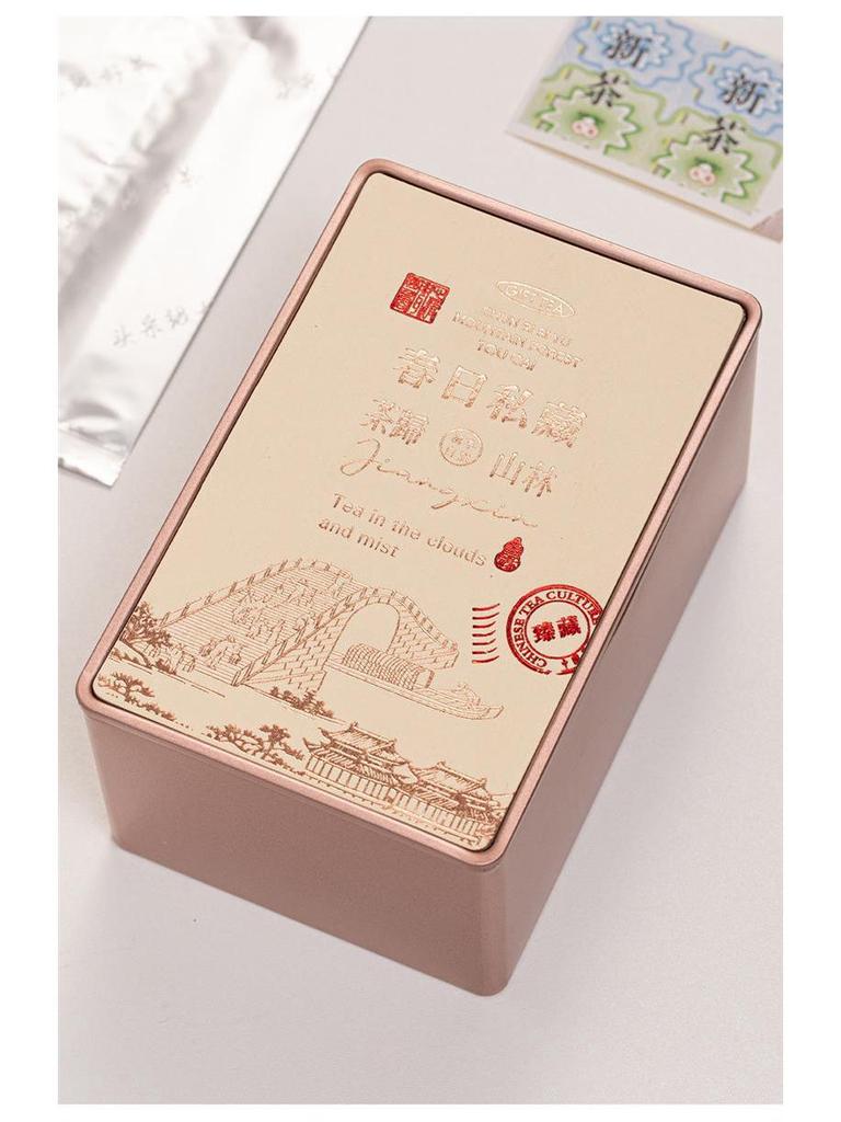 Premium Green Tea Gift Box: Xinyang Maojian, Pre-Qingming Longjing, Biluochun Packaging