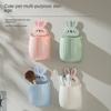 Bathroom Toothbrush Holder Makeup Brush Storage Shelf Drainer Drying Cup Remote Control Storage