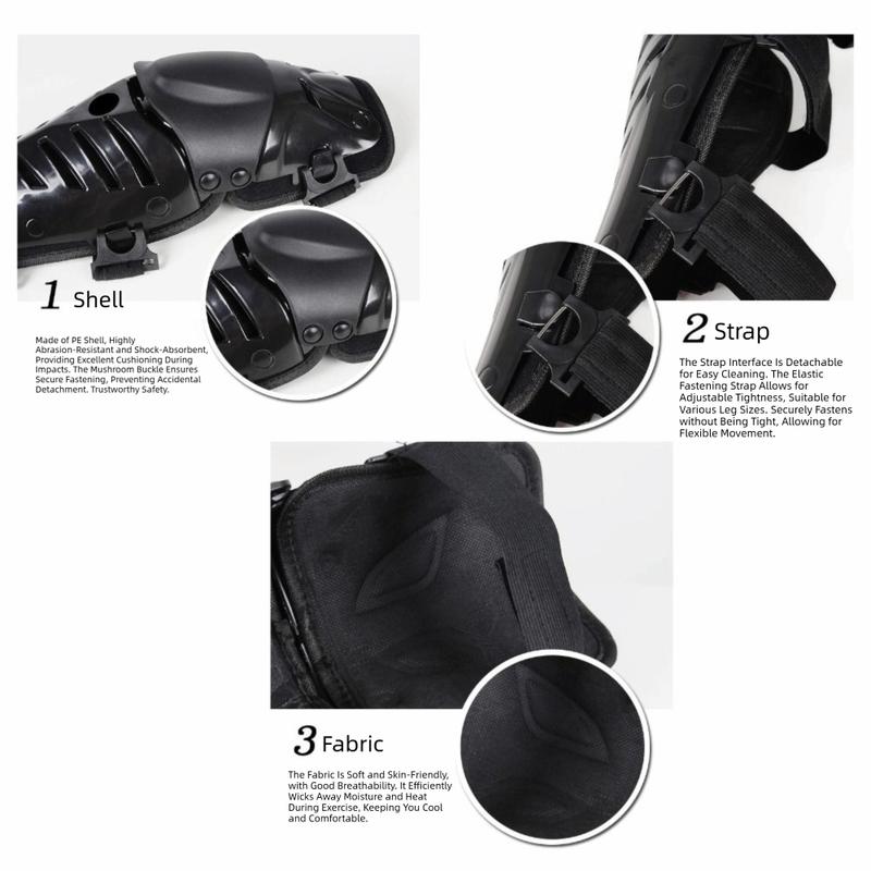 Ochranné vybavení Odolné motocyklové chrániče kolen Prodyšný měkký chránič kolen Pohodlný PE materiál Chránič kolen Off-Road