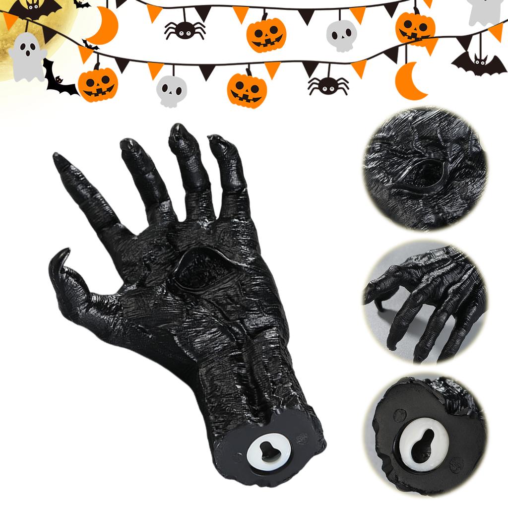 Halloween Resin Craft Demon Claw Hook Halloween Demon Claw Resin Craft Creative Ghost Hand for Halloween Parties Events