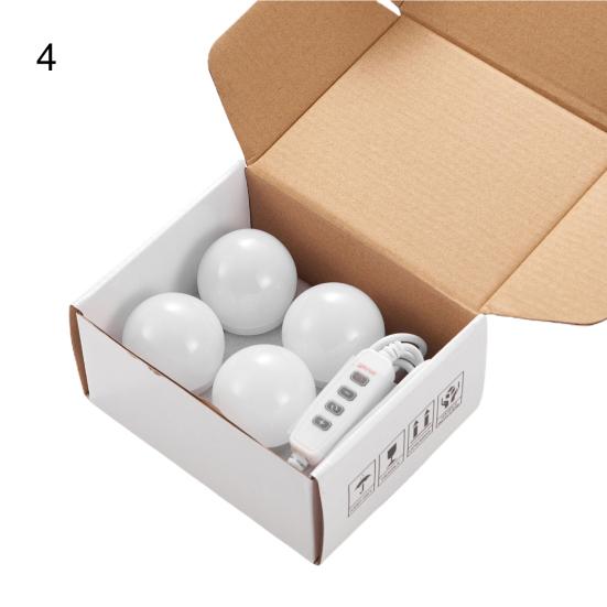 1 Juego de luz de espejo llamativa, luz uniforme autoadhesiva, protege los ojos, luz LED para espejo de tocador DIY