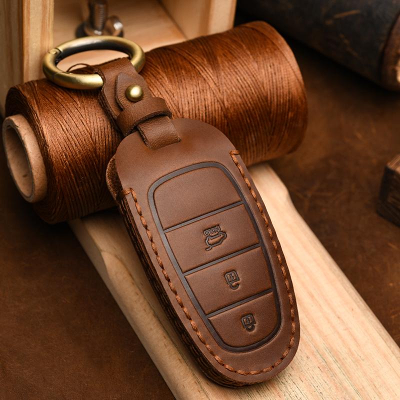 Suitable for Hyundai key cover new Tucson L fifth generation new Tucson car Leather KeysCase Protector