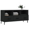 VidaXL Meuble TV noir 102x36x50 cm bois d'ingénierie 829053