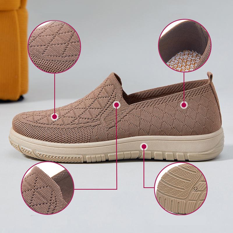 2025 New Women's Shoes Autumn New True Fly Weaving Cloth Shoes Women's Casual Sports Shoes Walking Shoes Comfortable