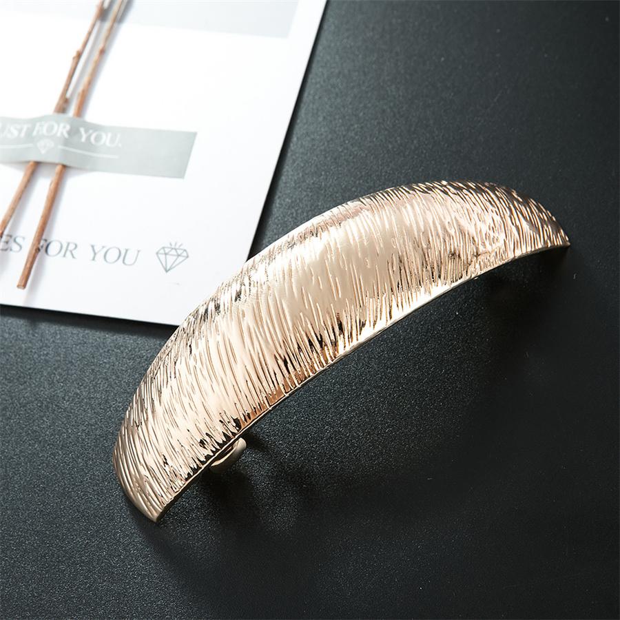 New Simple Fashion Metal Alloy Hair Clips Geometric Ponytail Holder Girls Hairpins Hair Barrette Horsetail Headwear Styling Tool