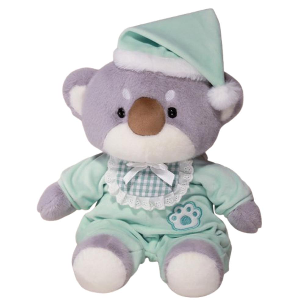 Fluffy Pajamas Dog Doll With Hat Clothes Animal Plushies Dolls Koala Plush Toys  Party Supplies