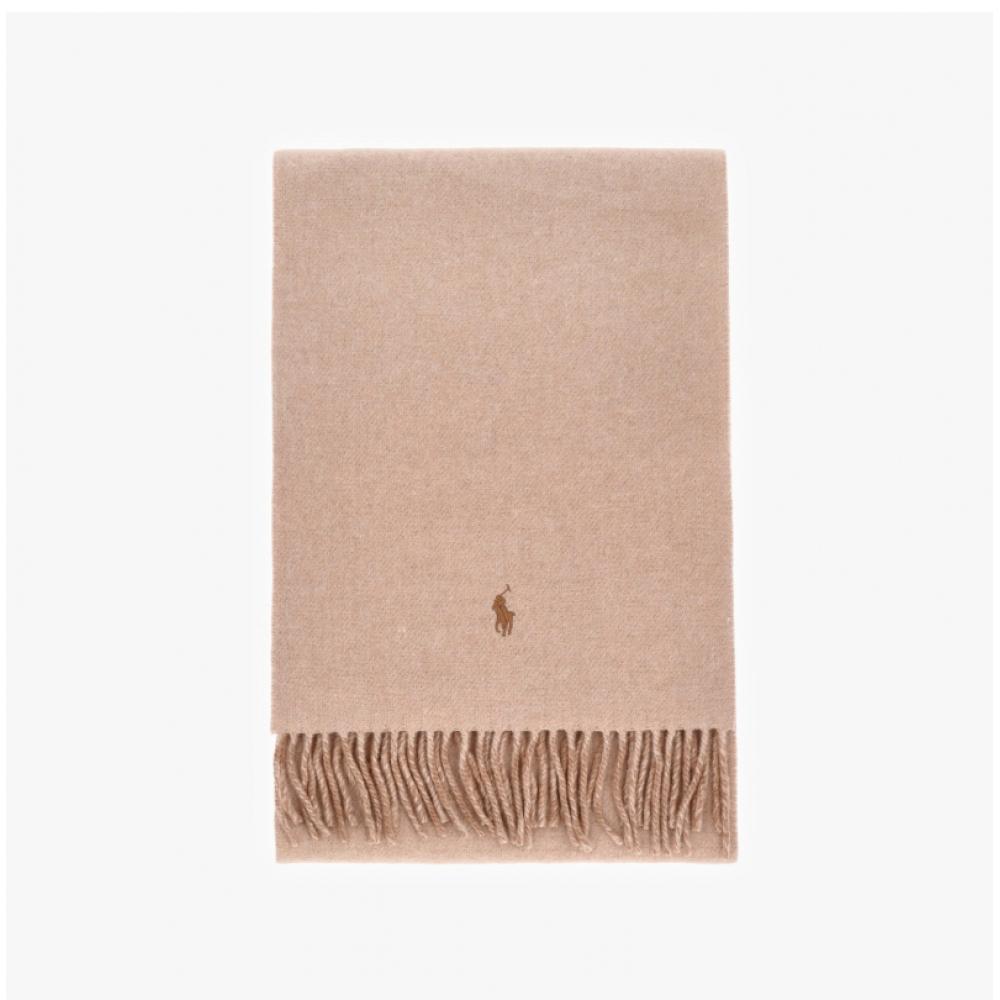 Polo Ralph Lauren Wc0601 250 Pony Double Face Fringe Muffler