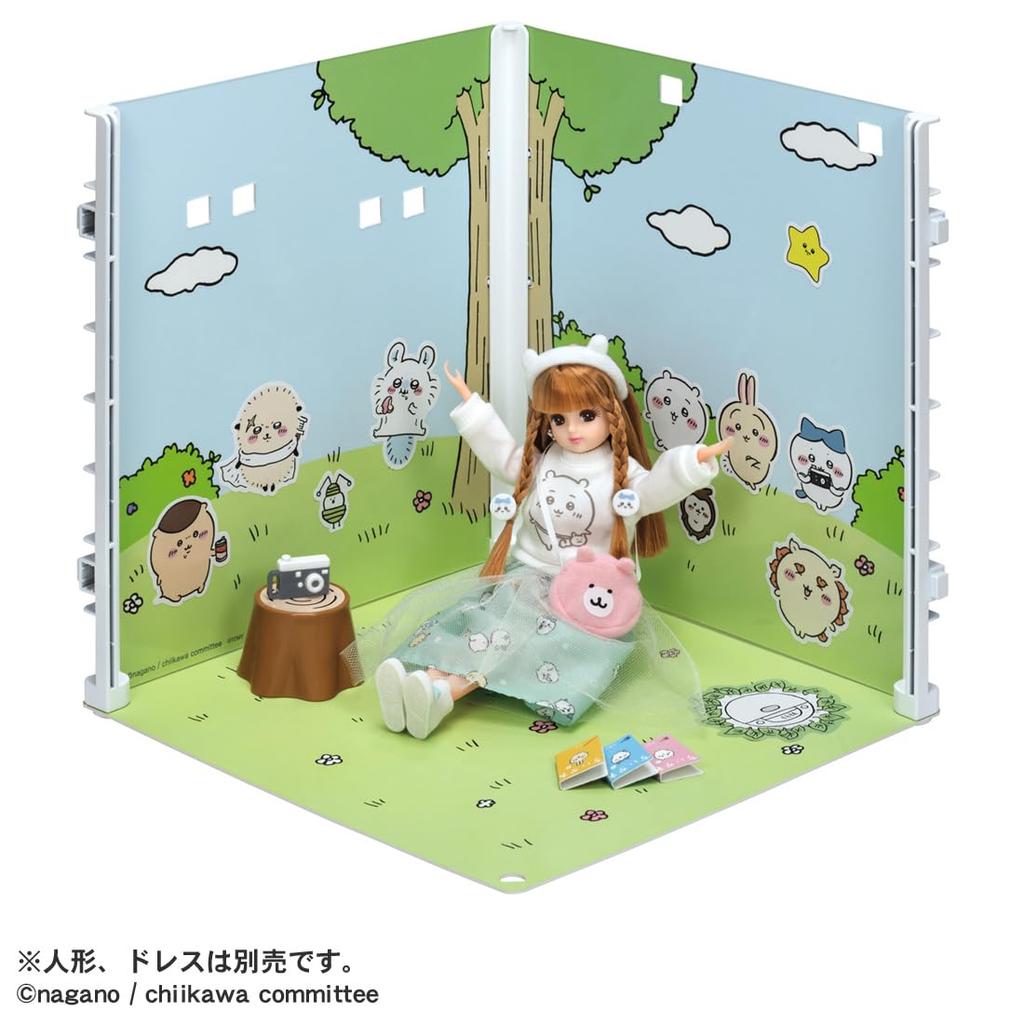 TAKARA TOMY Licca-chan Chiikawa Ippai 2-Wege Zimmerkleid Verkleiden Rollenspiel Spielzeug für Kinder ab 3 Jahren