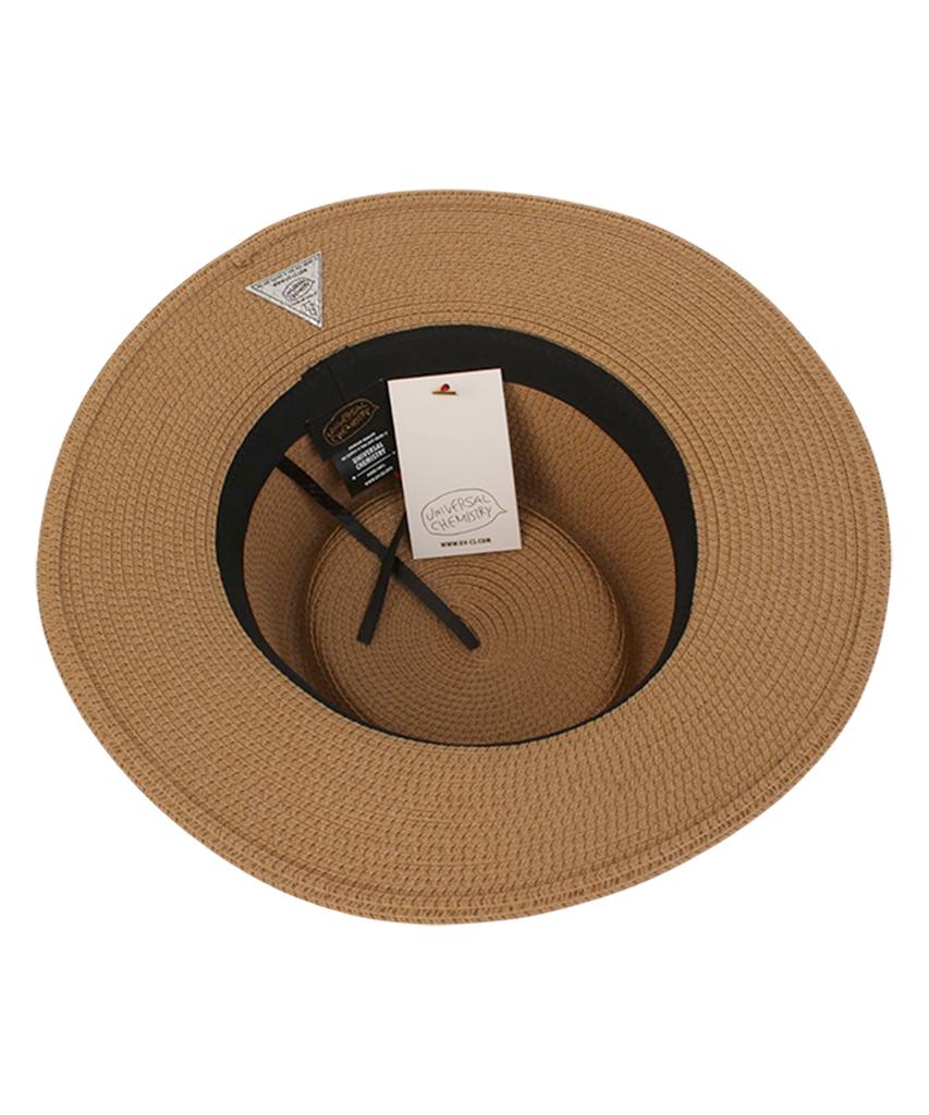 Yunibeosyeolkemiseuteuli Sweet Bg Line Brown Panama Hat Panama Hat