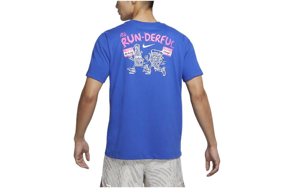 Nike Drop Shoulder Sleeve T-Shirt Men's Blue DO0771-480