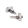2pcs Electric Guitar String Retainer Metal Guitar String Tree for Guitar Strings with Mount Screw
