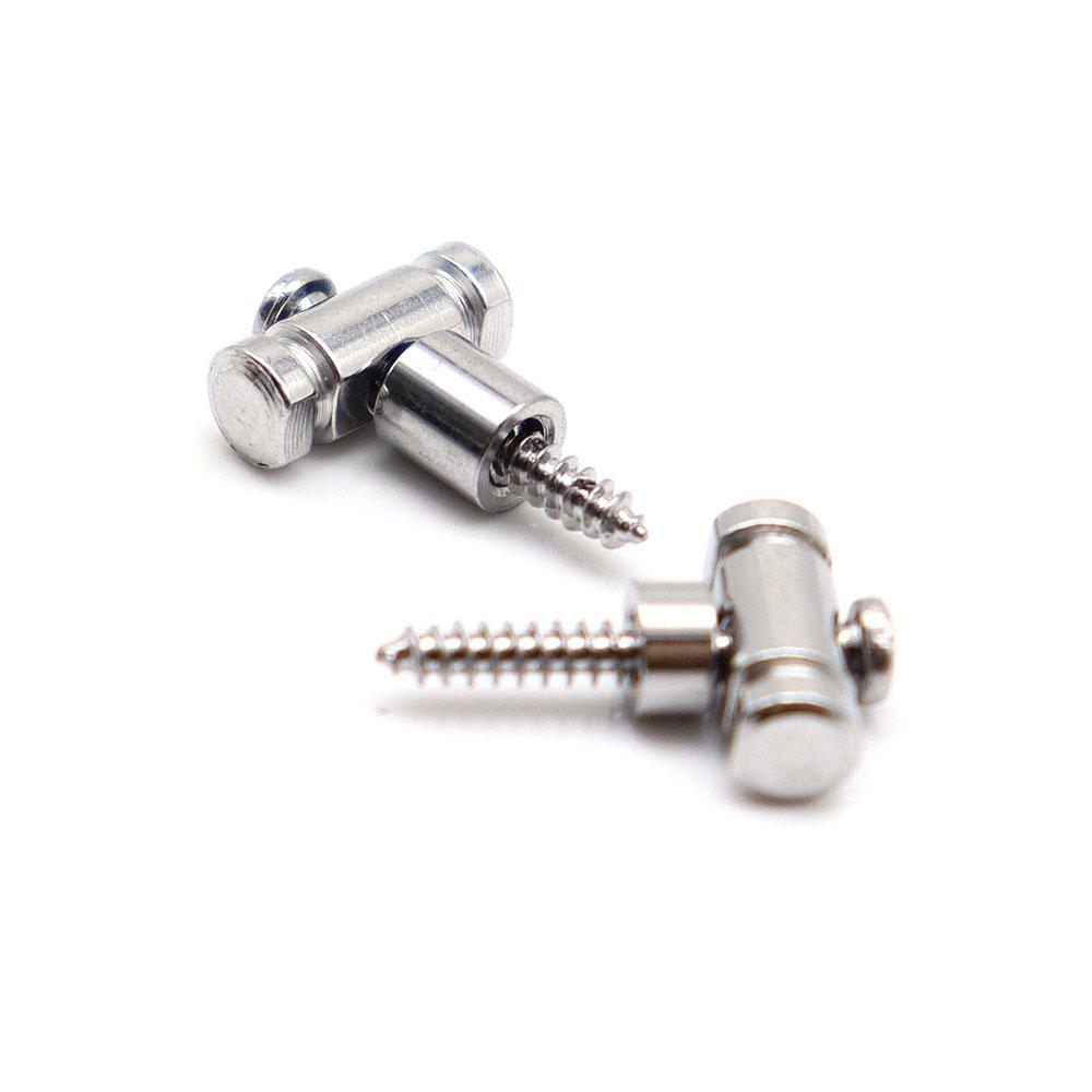 2pcs Electric Guitar String Retainer Metal Guitar String Tree for Guitar Strings with Mount Screw